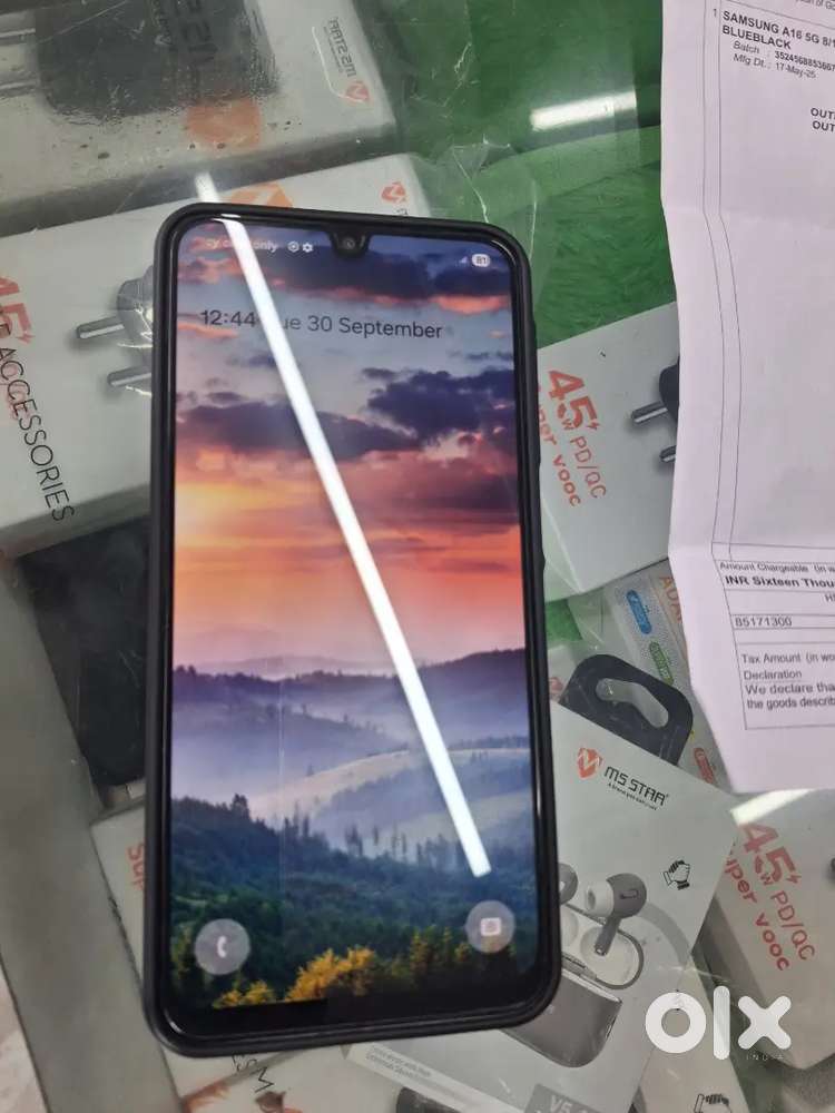 Only 4.5 month used samsung A16 5G 8/128 want to sale 15000 negotiable