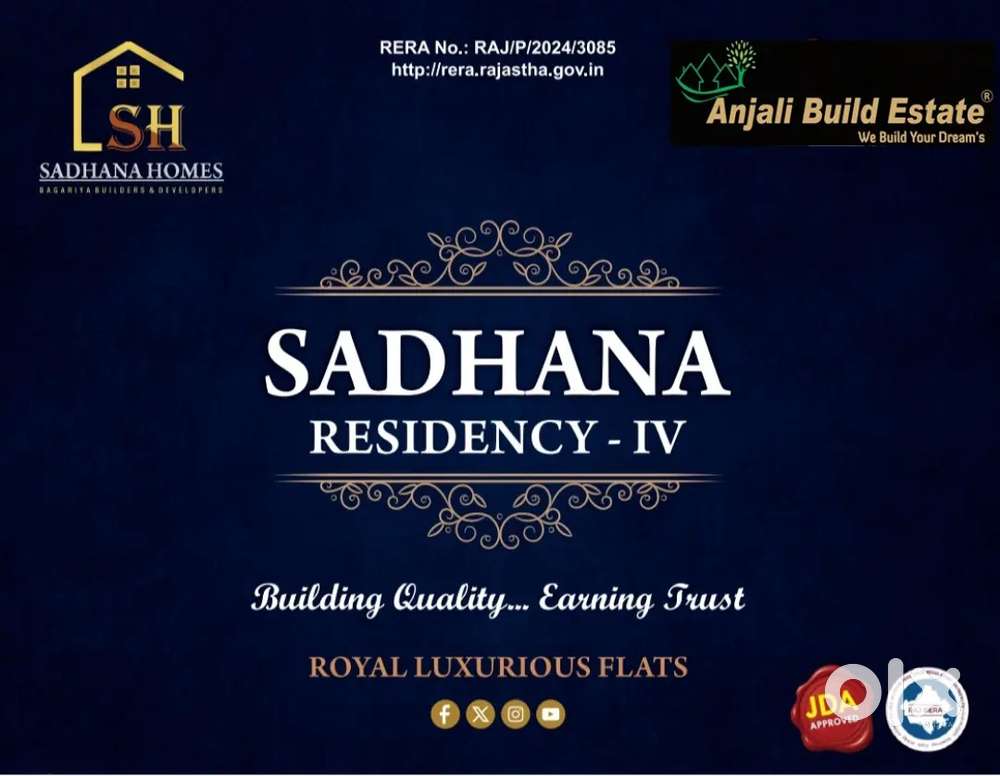 3 bhk luxurious flat near sirsi road,  vaishali nagar jaipur