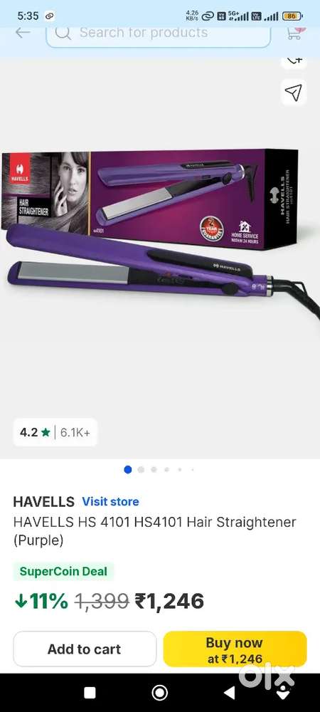 Philips hair straightener good condition