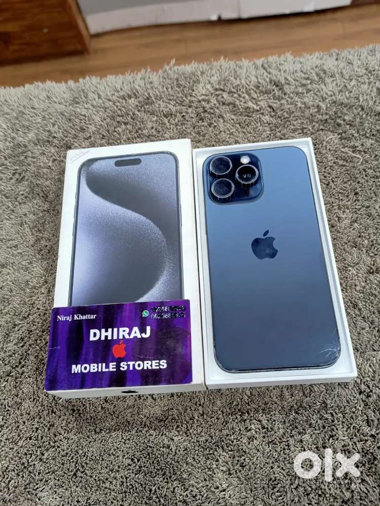 iPhone 15 Pro Max 256gb indian best price at Dhiraj mobile store