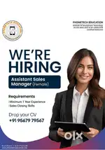 Assistant Sales Manager(Ladies)
