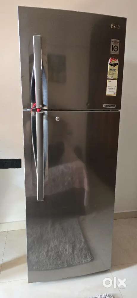 LG 335L Double Door - 5 Star, Green lon, Stabilizer Free