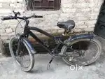 Young people cycle