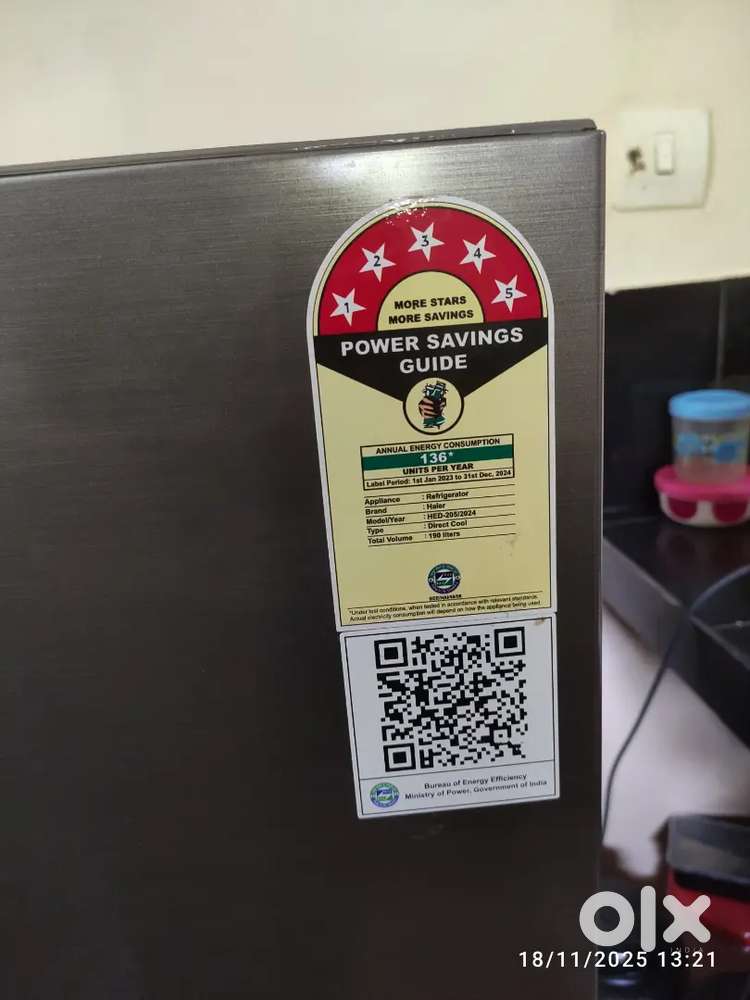 5 star, Haier 190 L 5 Star Direct Cool Single Door
Refrigerator