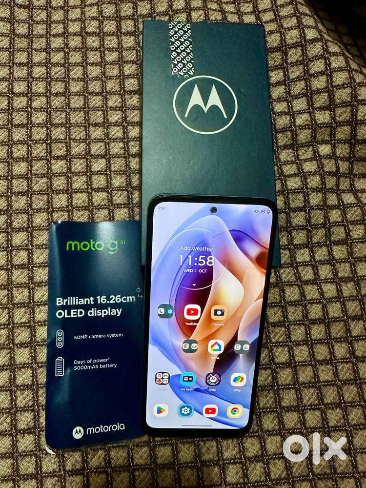 Moto G31 Excellent Condition With Original box and Bill
