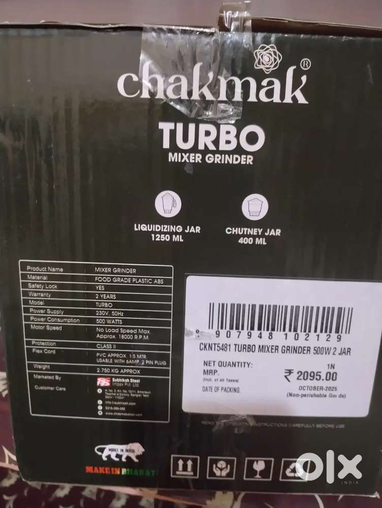 Turbo Mixer grinder 500 WT