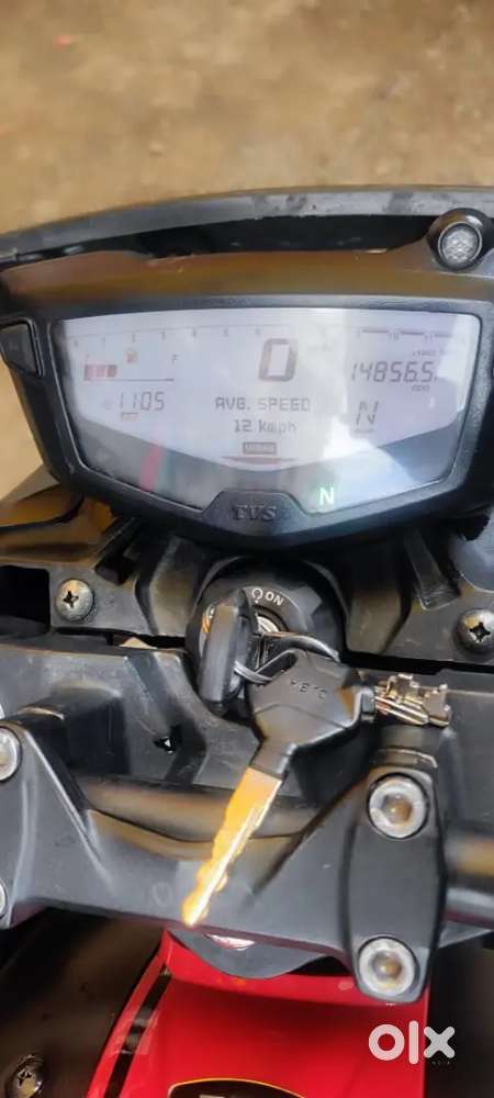 2022 TVS Apache RTR 160 4V Front ABS Only below 15000km