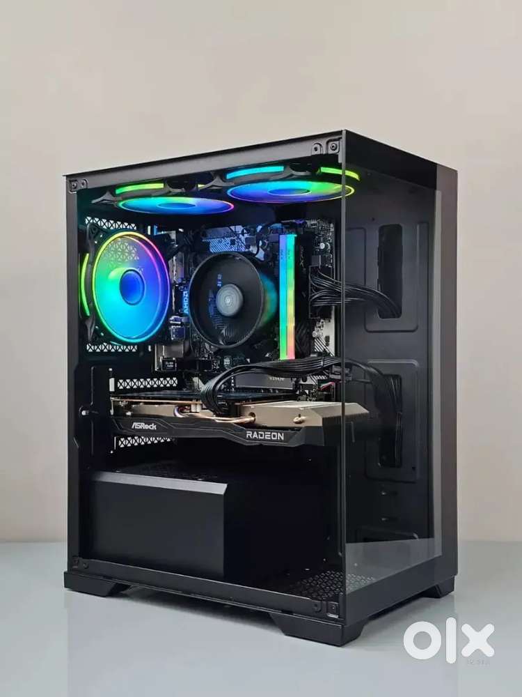 Gaming pc AMD Ryzen 5  RAM 16GB DDR4  GPU RX 6600 8GB  SSD 1TB NMVE