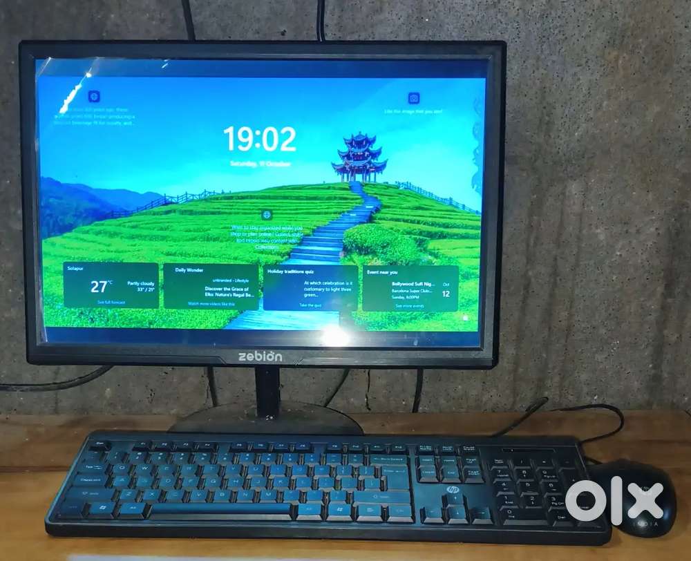 PC with monitor,mouse, keyboard