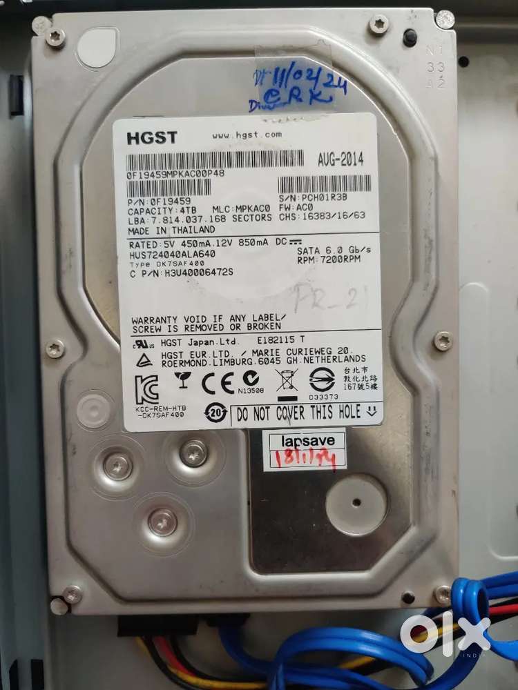 I want to sell my 4tb hdd&16nvr