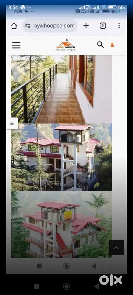 House for sale mehlix shoghi bypass with running homestay 3.5bighaland