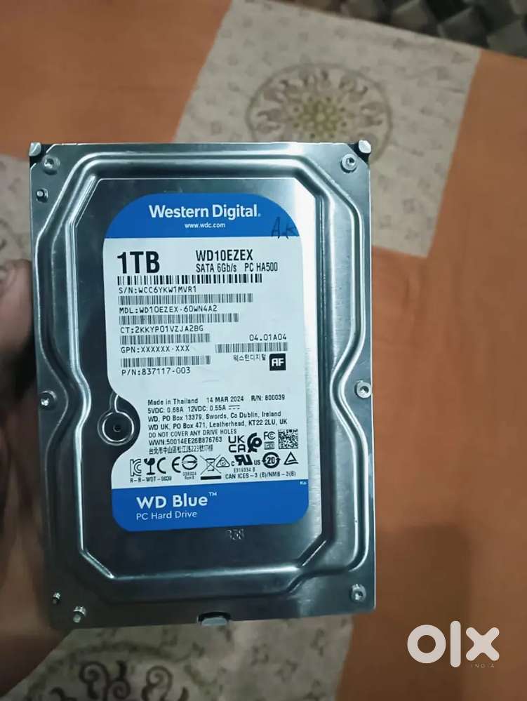 Hard disk 1 TB wd blue