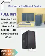 home delivery  NEW Branded i3-i5-i7 Desktop Laptop Sales & Service  Ne