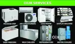 Refrigerators fridge Air-conditioners inverter non inverter repair
