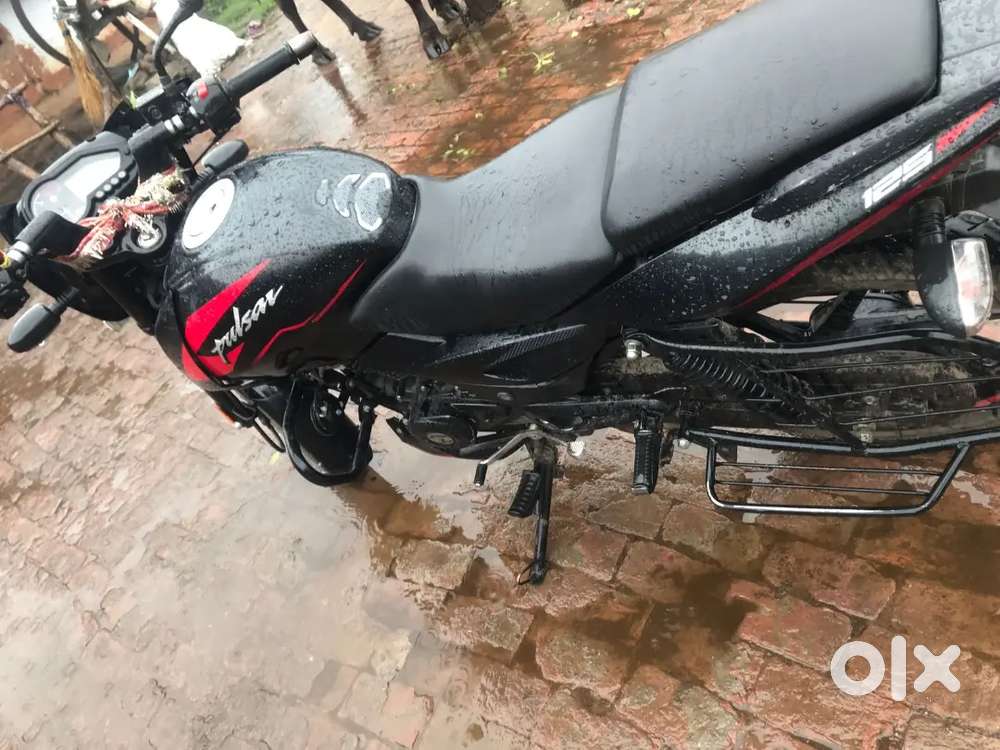 It was a brand new Pulsar 125 because the money problem