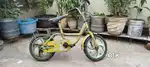 My son first bicycle