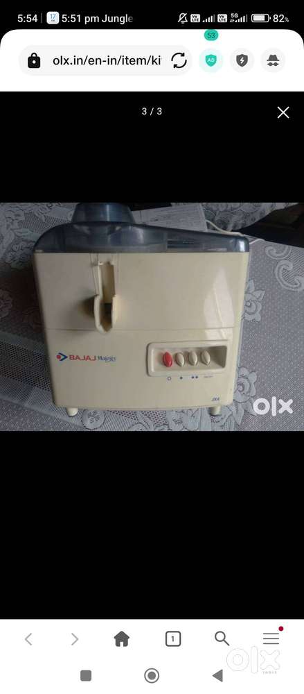Mixer grinder juicer