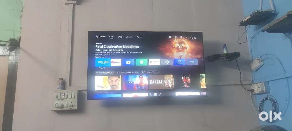 TCL 43 inch led and samsung fridge combo