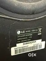 LG Sound Bar with Subwoofer