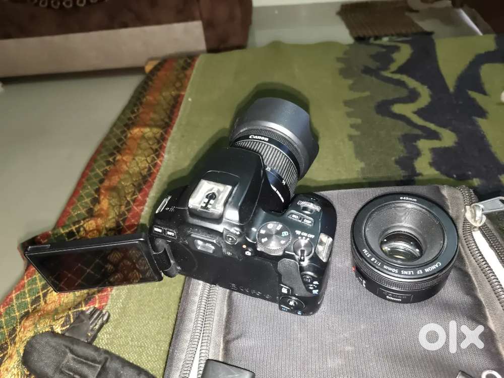 Canon camera 200d i 50mm lenc full condition