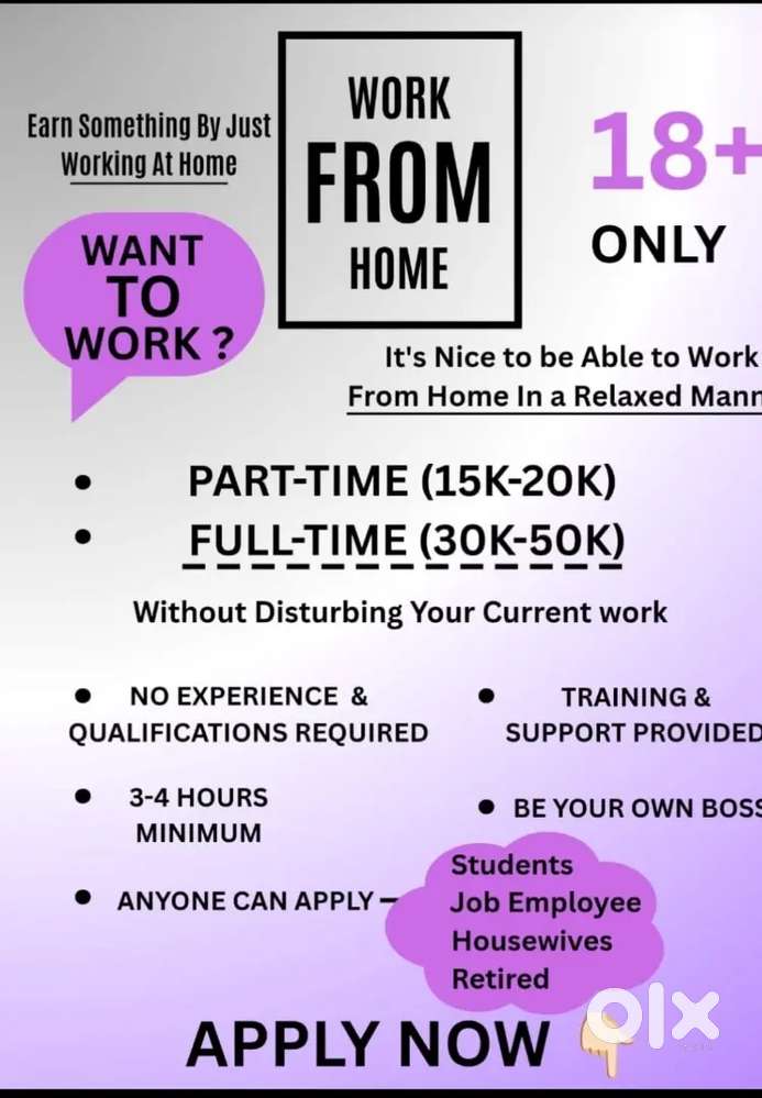 Work from home opportunity