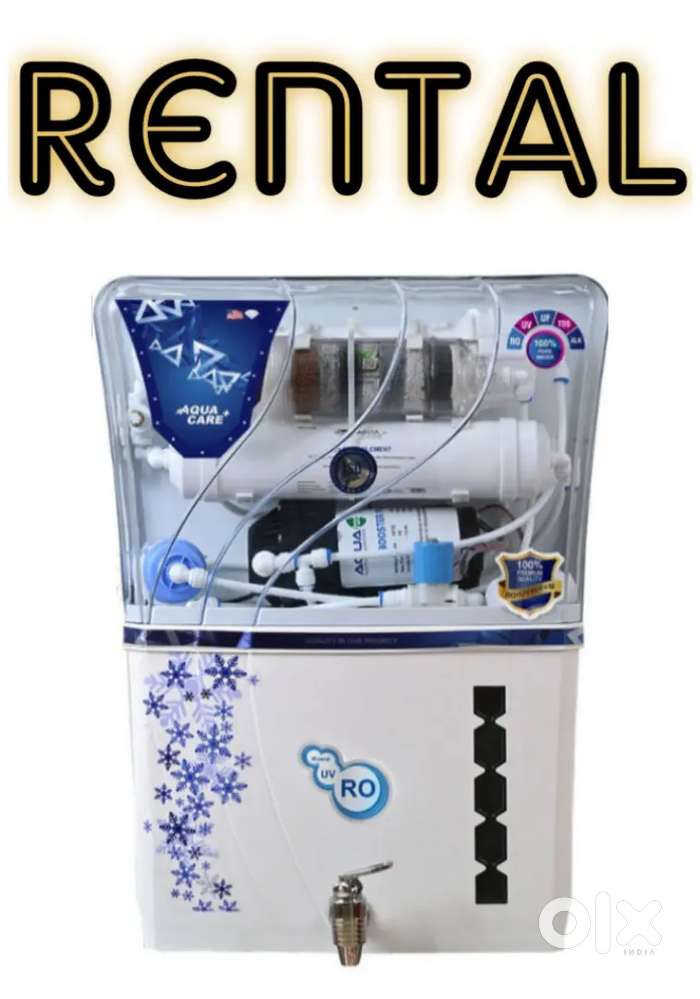 Water purifier available on rent