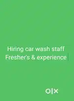 Looking for car wash staff