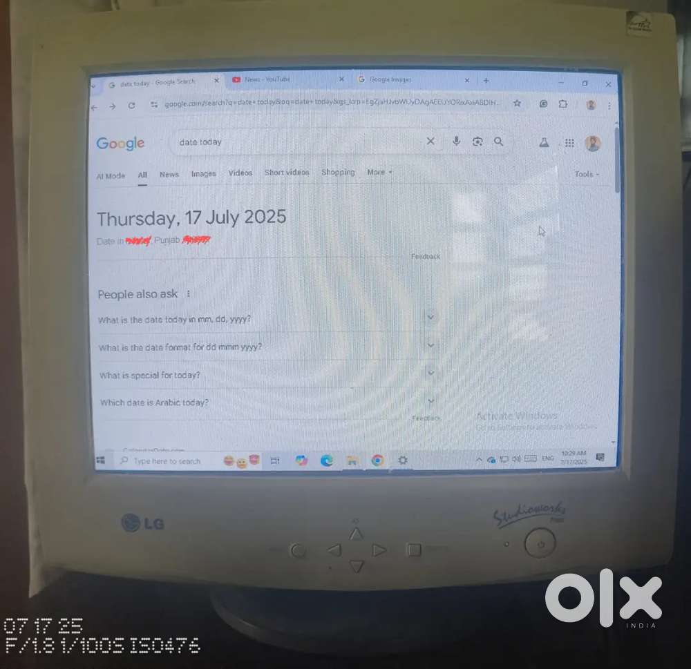 Vintage LG Studioworks 700E 17 CRT Monitor – Working Condition!