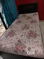 Twin Wooden cot with extension from bottom