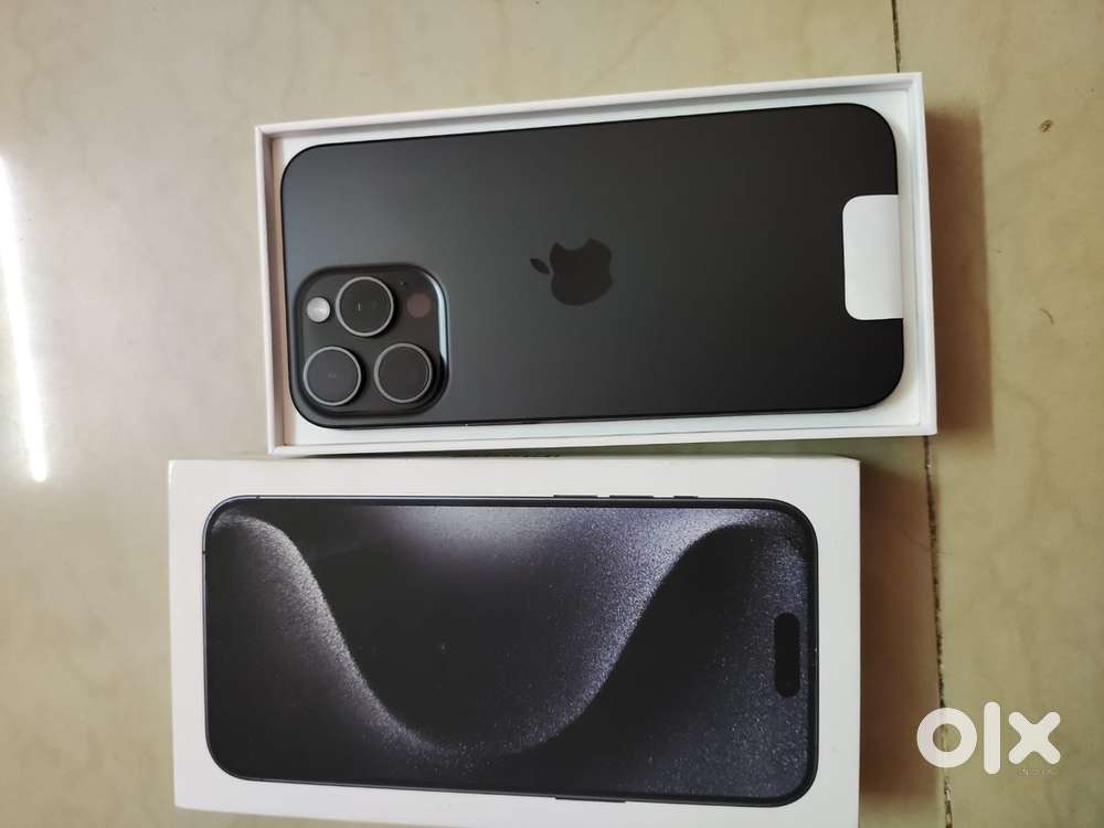 Iphone 15 pro max black 512gb with careplus