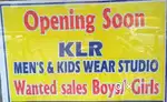WANTED MEN'S & KID'S WEAR SHOP SALES GIRLS/BOYS