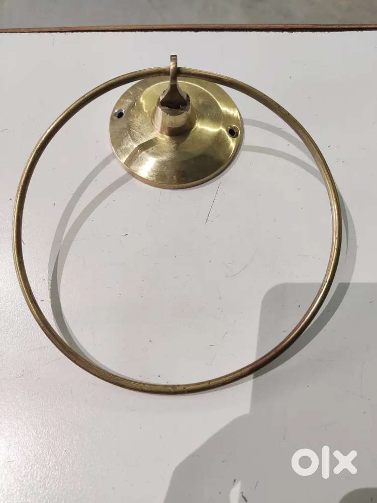 Towel Ring Brass