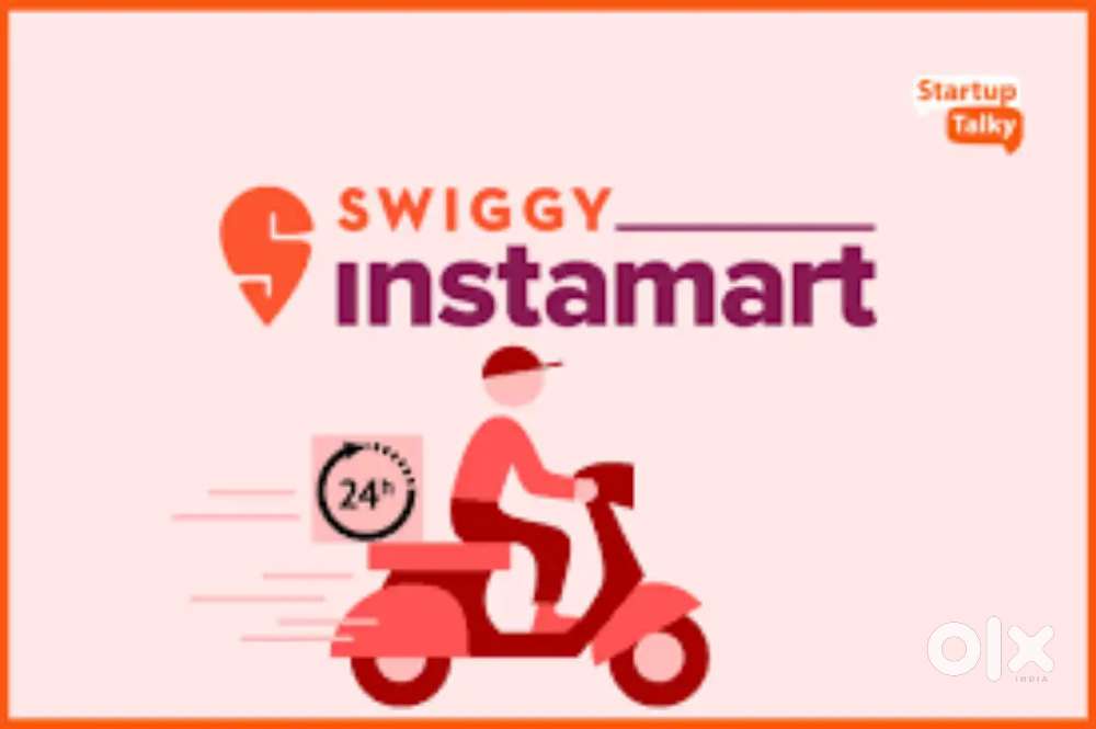 Swiggy food and instamart delivery job