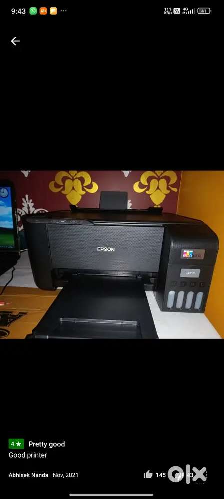 Epson L3251 Multi-function WiFi Color Ink Tank Printer