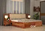 Friday Big Offer Buy New Double Bed with Box 7499/- EMI Available