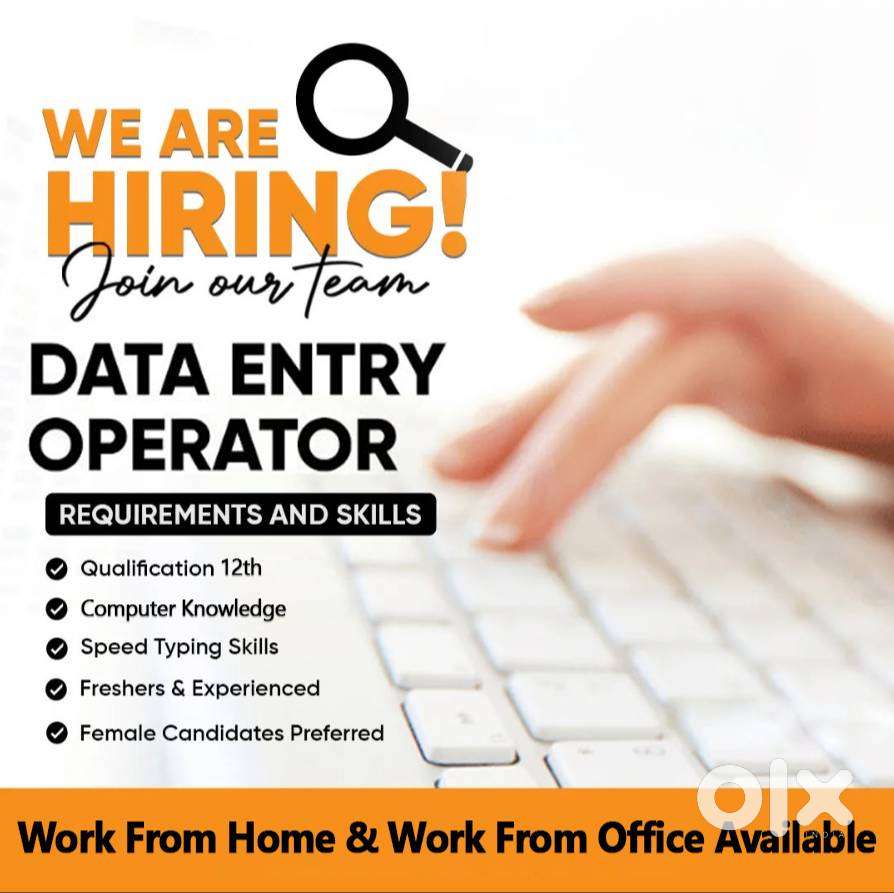 URGENTLY HIRING FEMALE DATA ENTRY BACK OFFICE EXECUTIVE FOR MY OFFICE
