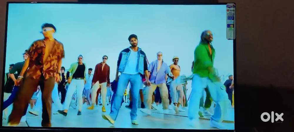 43 inch soni vision smart tv with box bill