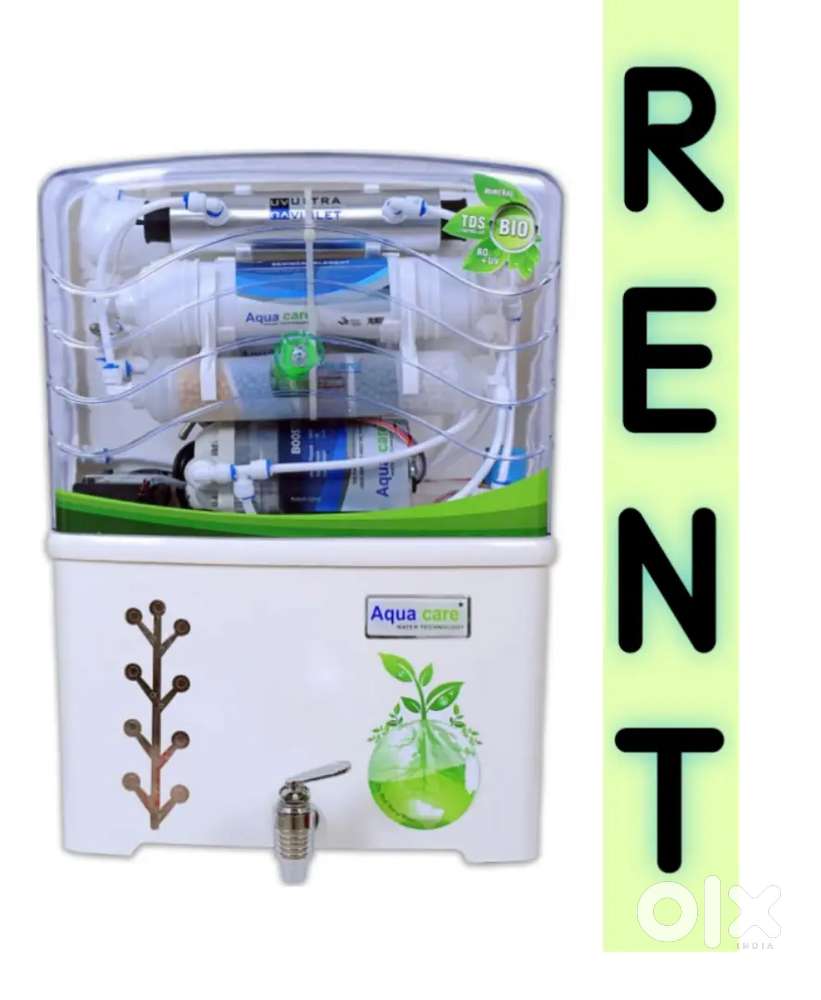 Water purifier available on rent