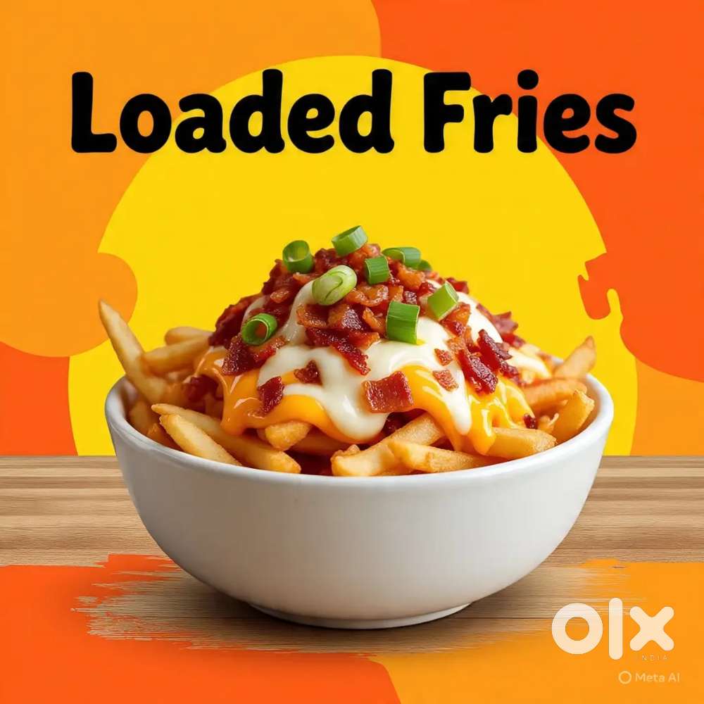 LOADED  Fries - Food Court Shop -Prime Location - Kaloor -50K