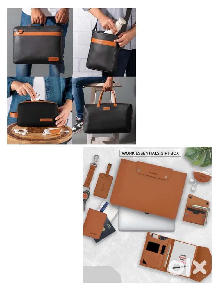Brand new Work essentials gift box lap top bag (both sets )