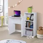 Laptop table with book shelf