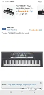 Yamaha E243 keyboard for selling