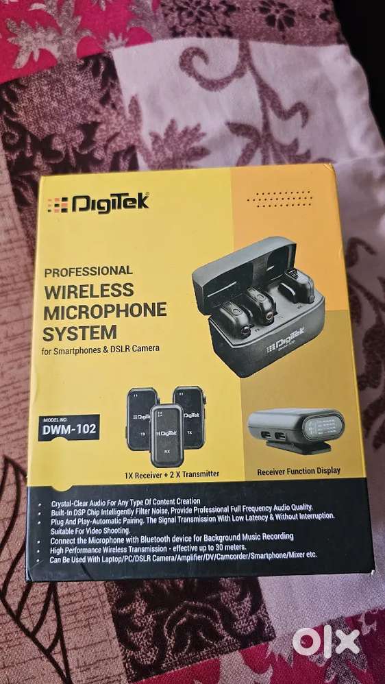 Digitek wireless mic dwm 102