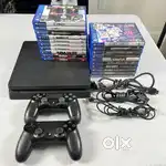 Sony PlayStation 4 PS4 500GB Console CUH 2015A 20 Games  2 Controllers