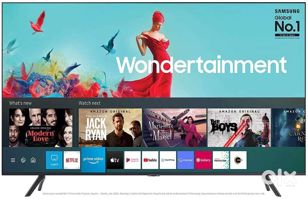 Samsung 50 Inch 4K Wondertainment Ultra HD Smart TV.