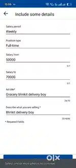 Blinkit delivery boy
