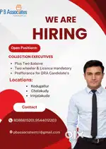 We are Hiring Collection Executive