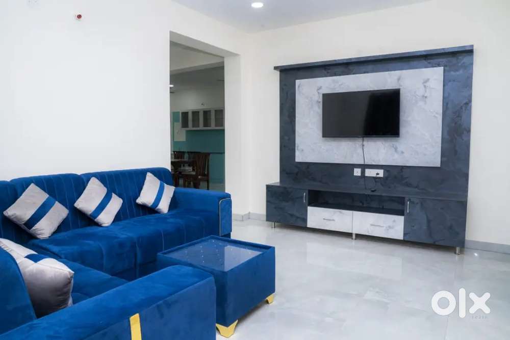 2BHK furnished penthouse for rent in tngo colony