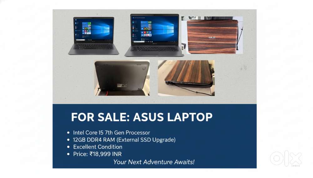 Used ASUS laptop 12gb ram 1tb rom for sale