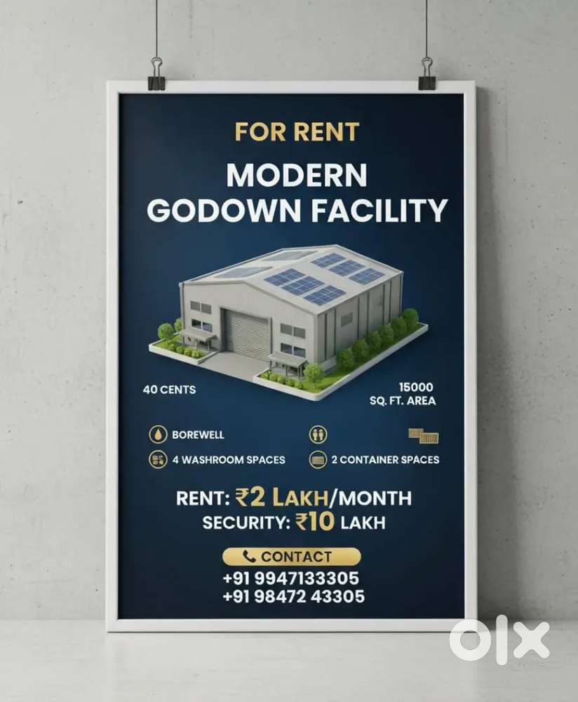 Godown space for rent